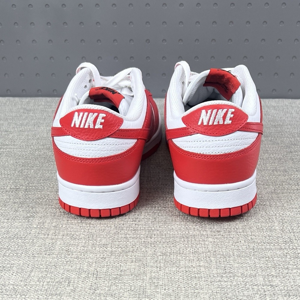 Mens Size 11.5 - Nike Dunk Low ID Red White New Sneakers FJ2253 -901 - Picture 4 of 11
